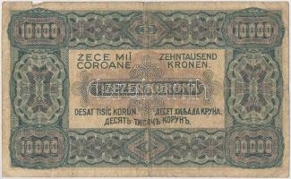 1923. 10.000K "80 FILLÉR - NYOLCVAN FILLÉR" felülbélyegzéssel, nyomdahely jelölés nélkül T...