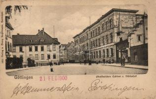 Göttingen, Physikalisches cabinet und Bibliothek; Verlag v. Georg Kugelmann / scientific institute and library