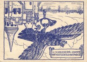 1925 Budapest II. Magyar Filatelista Nap /Second Hungarian Philatelist Day, So. Stpl (EK)