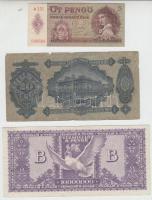 1930. 20P + 1939. 5P + 1946. 10.000.000BP T:II-,III,III-