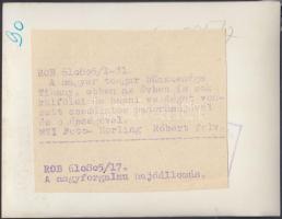 Horling Róbert: A tihanyi móló a Jókai hajóval, MTI sajtófotó, hátoldalon feliratozva, 9x12 cm