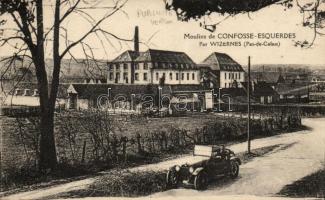 Wizernes, Moulin de Confosse-Esquerdes / mill, automobile