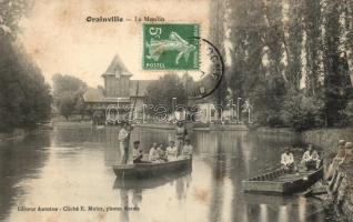Orainville, Le Moulin / mill, boats