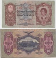 1930. 100P hamis nyilaskereszt felülbélyegzéssel (fake overprint) + 1932. 50P + 1936. 10P + 1941. 20...