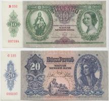 1930. 100P hamis nyilaskereszt felülbélyegzéssel (fake overprint) + 1932. 50P + 1936. 10P + 1941. 20...