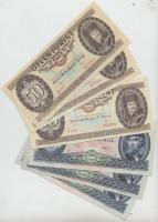 1957-1962. 10Ft (2x) + 1969-1980. 20Ft (3x) + 1983-1989. 50Ft (3x) + 1989-1993. 100Ft (2x) T:I,I-