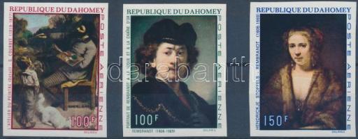 Paintings imperforated set, Festmények vágott sor
