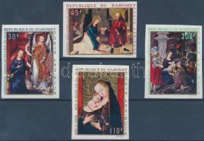 Christmas imperforated set, Karácsony vágott sor