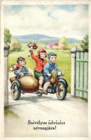 30 db RÉGI motívumlap, vegyes minőség, sok litho és silkcard, dombornyomott lapok; üdvözlő, vallás, gyerek / 30 old motive cards; mixed quality, many lithos, silkcards, embossed cards; greeting, religion, children