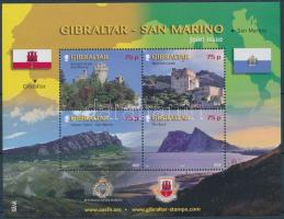 Gibraltár és San Marino látnivalói blokk Gibraltar and San Marino attractions block