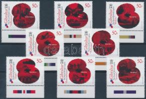 Brit veterán szervezet ívszéli sor, British veteran organizations margin set
