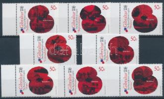 Brit veterán szervezet ívszéli sor British veteran organizations margin set