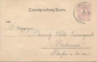 1899 Floral silk and litho postcard