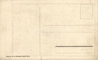 1914 Kossuth Ferenc gyászlap / obituary card