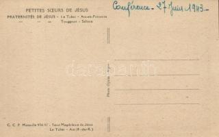 Region de Tamanrasset. Le R. P. de Foucauld sous la tente Targui / Charles de Foucauld, Tuareg tent