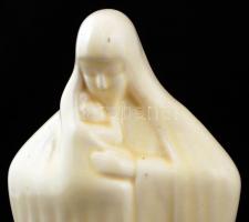 Drasche Madonna, fehér mázas, jelzett, hibátlan, m:28 cm