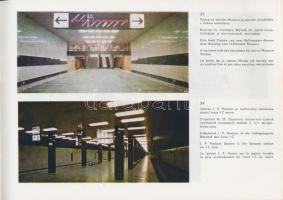 cca 1970 A prágai metró, képes ismertető füzet
cca 1970 The subway in Prague, Czech Republic, prosp...