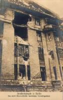 Berlin, Strassenkämpfe / street fights, destroyed building