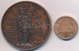 Rétfalvi Sándor (1941-) 1998. "Máriagyűd 1148-1998" Br emlékérem (42,5mm) T:1-