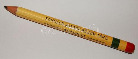 Schuler József Rt. feliratú vastag grafit ceruza