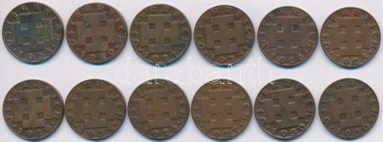 Ausztria 1925-1930. 2gr Br (12x) T:2,2-
Austria 1925-1930. 2 Groschen Br (12x) C:XF,VF