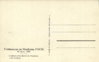 1929 Funerailles du Marechal Foch; le fanion et le cheval du Marechal / the funeral of Marshal Foch ...