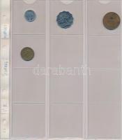 194db vegyes fémpénz klf országokból, közte izraeli, horvát, jugoszláv, kanadai, lengyel pénzek újszerű albumba rendezve T:vegyes 194pcs of mixed coins from diff countries, with coins from Israel, Croatia, Yugoslavia, Canada, Poland in collectors album C:mixed