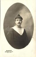 WWI French navy sailor of the French battleship Lorraine, photo (fa)