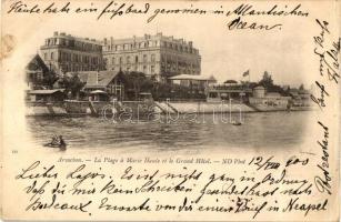 Arcachon, Marée Haute beach, Grand Hotel (EK)