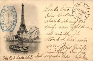 Paris, Eiffel Tower, steamship (EK)