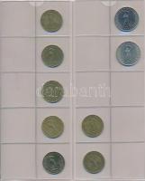 59db vegyes fémpénz, sportérem és zseton, közte magyar, amerikai fémpénzek újszerű albumba rendezve ...