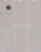 59db vegyes fémpénz, sportérem és zseton, közte magyar, amerikai fémpénzek újszerű albumba rendezve ...