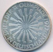 NSZK 1972G 10M Ag "Olimpia / Spirál" T:2
GFR 1972G 10 Mark Ag "Olympic Games Munich ...