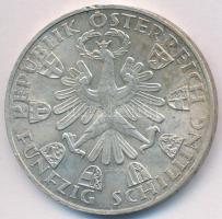 Ausztria 1959. 50Sch Ag "Tiroli szabadság" T:2 Austria 1959. 50 Schilling Ag "Liberation of Tyrol" C:XF Krause KM#2888