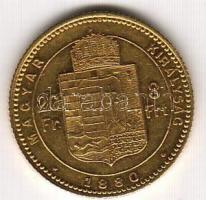 1880. 8Ft/20Fr Au 6,452g T:2