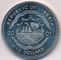 Libéria 2001. 10$ "Szabadság pillanatai-Függetlenségi nyilatkozat jóváhagyása" multicolor ...