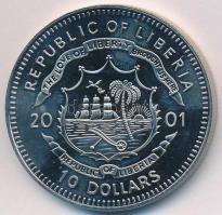 Libéria 2001. 10$ "Szabadság pillanatai- Maratoni csata" multicolor T:PP ujjlenyomat
Liber...
