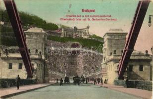 Budapest I. Gellért szobor, Erzsébet híd