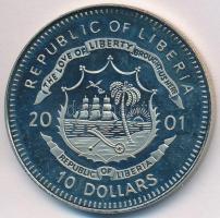 Libéria 2001. 10$ "Szabadság pillanatai-A Berlini Fal lebontása" multicolor T:PP
Liberia 2...