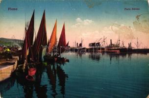 Fiume, Porto Báross / port, ships (fl)
