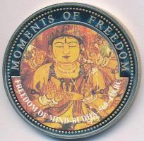 Libéria 2001. 10$ "Szabadság pillanatai- A szellem szabadsága Buddha" multicolor T:PP  Liberia 2001. 10 Dollars "Moments of Freedom- Freedom of mind Budha" multicolor C:PP