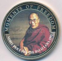 Libéria 2001. 10$ "Szabadság pillanatai-A Nobel-díjas Dalai Lama 1989." multicolor T:PP  Liberia 2001. 10 Dollars "Moments of Freedom-Nobel Price for the Dalai Lama 1989." multicolor C:PP