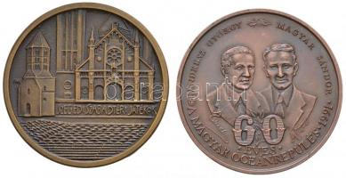 Fritz Mihály (1947-) 1983. "Szegedi Szabadtéri Játékok" Br emlékérem eredeti tokban (42,5m...