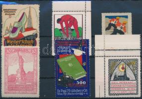 Ausztria 6 db levélzáró