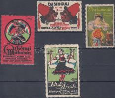 4 klf ritkább magyar levélzáró