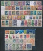 Értékpapír és forgalmi adó ill. Törvénykezési illetékbélyegek 2 stecklapon