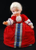 Orosz teamelegítő baba, m: 31 cm