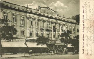 Budapest VIII. Hunnia szálló; Rákóczi út 15. (EK)