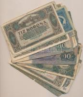 151db-os vegyes magyar korona bankjegy tétel T:vegyes