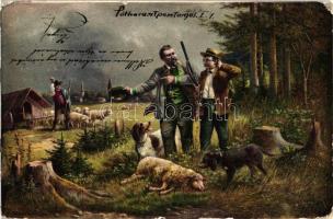 Hunter, dog, humour (EB)